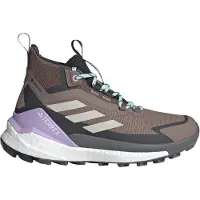 Adidas - Calçado caminhada mulher - Free Hiker 2 GTX W Trace Brown/Wonder Alumina/Carbon para Mulher - Tamanho 4 UK - Violeta
