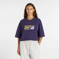 New Balance Camisa 'Athletics Premium' amarelo / roxo claro / roxo escuro