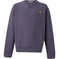 Carhartt WIP Sweatshirt 'American Script' cinzento escuro