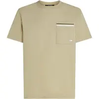 Karl Lagerfeld Camisa areia / verde escuro / branco