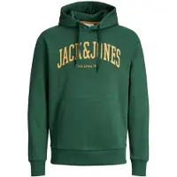 Jack & Jones Sweatshirt 'JJEJosh' amarelo / verde escuro
