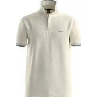BOSS para homem. 50469055 Polo Paddy branco sujo (S), Casual, Algodão, Manga curta