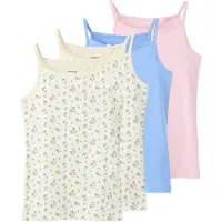 Name it Camiseta Interior Sem Mangas Floral 4 Unidades