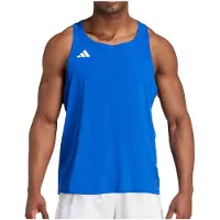 Adidas Camisa funcionais 'Adizero' azul real / branco