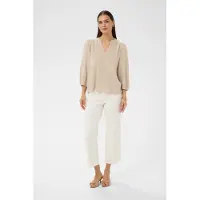 Kaffe Blusa 'KAMilia' taupe