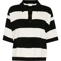 Kaffe Pullover 'Lizza' preto / branco