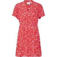 Ichi Vestidos camiseiros ' Marrakech ' vermelho sangue