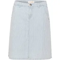 Cream Saia 'Bethany' azul ganga / branco