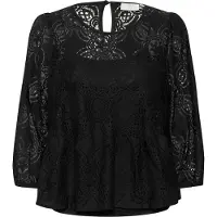 Kaffe Blusa 'Paula' preto