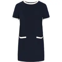 Dreimaster Maritim Vestido navy / branco