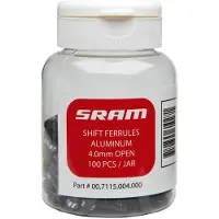 Sram Terminal De Cabo De Câmbio De Bicicleta 100 Unidades