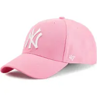 47 Boné 'Gorra rosa bordado yankees frente visera curva' cor-de-rosa