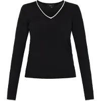Faina Pullover preto / branco