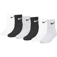 Nike Kids Meias acinzentado / preto / branco