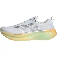 Adidas Sapatilha de corrida 'Supernova Glide' prata / branco
