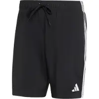 Adidas Calções de surf '3 STRIPES SWIM SHORTS 8' preto / branco