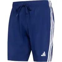 Adidas Calções de surf '3 STRIPES SWIM SHORTS 8' navy / branco