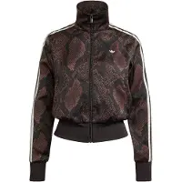 Adidas Originals Casacos fato de treino SATIN SNAKE PRINT CLASSIC FIREBIRD TRACK JACKET mulheres - Castanho - EU XS