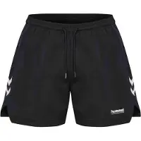 Hummel Calções de surf 'Pulse' preto / branco