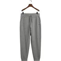 Gant para homem. 2009026 Calças de treino Shield cinzentas (S), Casual, Esportivo, Cinza, Algodão