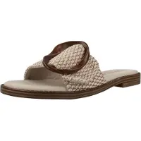 Carmela para mulher. 16241501-BEIGE Sandálias 162415 bege (38), Plano, Nenhum, Casual