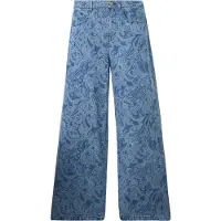 Adidas Originals Calças de ganga Liberty London Firebird corte direito de cintura média