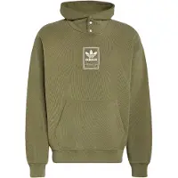 Adidas Sweatshirt 'Elevated' verde / branco