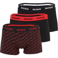HUGO Boxers vermelho / preto / branco