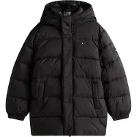 Tommy Hilfiger Casaco de inverno 'Essential' preto