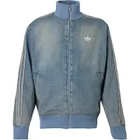 Adidas Casaco meia-estação 'Firebird Adicolor' azul ganga