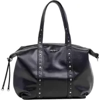Pepe Jeans para mulher. PL0300142 Bolsa de mão Chelya Spring preta (OSFA), Preto, Casual, Poliuretano