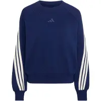 Adidas Sweatshirt de desporto 'KIT 3-STRIPES' azul escuro / branco