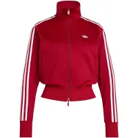 Adidas Casaco em moletão 'Firebird Classic' vermelho / branco