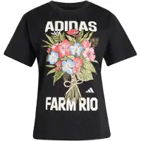 Adidas Camisa funcionais 'x Farm Rio' verde claro / amora / preto / branco