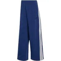 Adidas Calças de desporto 'KIT 3-Stripes Wide' azul escuro / branco
