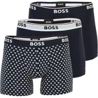 BOSS Boxers 'Power Des' azul / branco
