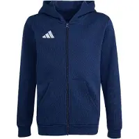 Adidas Casaco de treino em moletão 'Entrada26' navy / branco