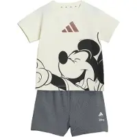 Adidas Fato de treino 'Disney Micky Maus' bege / cinzento / preto