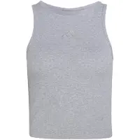 Adidas Top desportivo 'KIT SMALL LOGO RIB' acinzentado