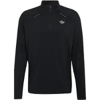 Adidas Camisa 'Trefoil Essentials' cinzento claro / preto