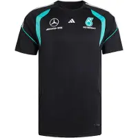 Adidas Camisa funcionais 'Mercedes - AMG Petronas Formula 1 Team Mechanics' turquesa / preto / branco