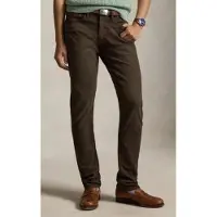 Ralph Lauren para homem. 710956083501 Jeans Sullivan Slim Fit elásticos castanho (38/32), Marrom, Casual, Algodão