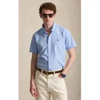 Ralph Lauren para homem. 710945315500 Camisa Custom azul (M), Casual, Algodão, Manga curta
