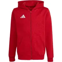 Adidas Casaco de treino em moletão 'Entrada26' vermelho / branco