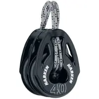 Harken Polia Dupla Blk-carbo T2 40 Mm