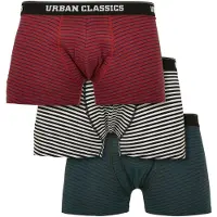 Urban Classics Boxers bege / verde escuro / vermelho cereja / preto
