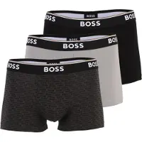 BOSS Boxers 'Power' cinzento / preto