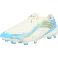 Adidas Chuteira 'F50 Messi League' marfim / azul claro / ouro