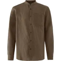 Mexx Camisa 'Mao' castanho