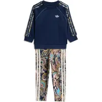 Adidas Conjuntos 'adidas x Liberty London Oversized Crew and Tights' marinho / azul céu / pueblo / rosé